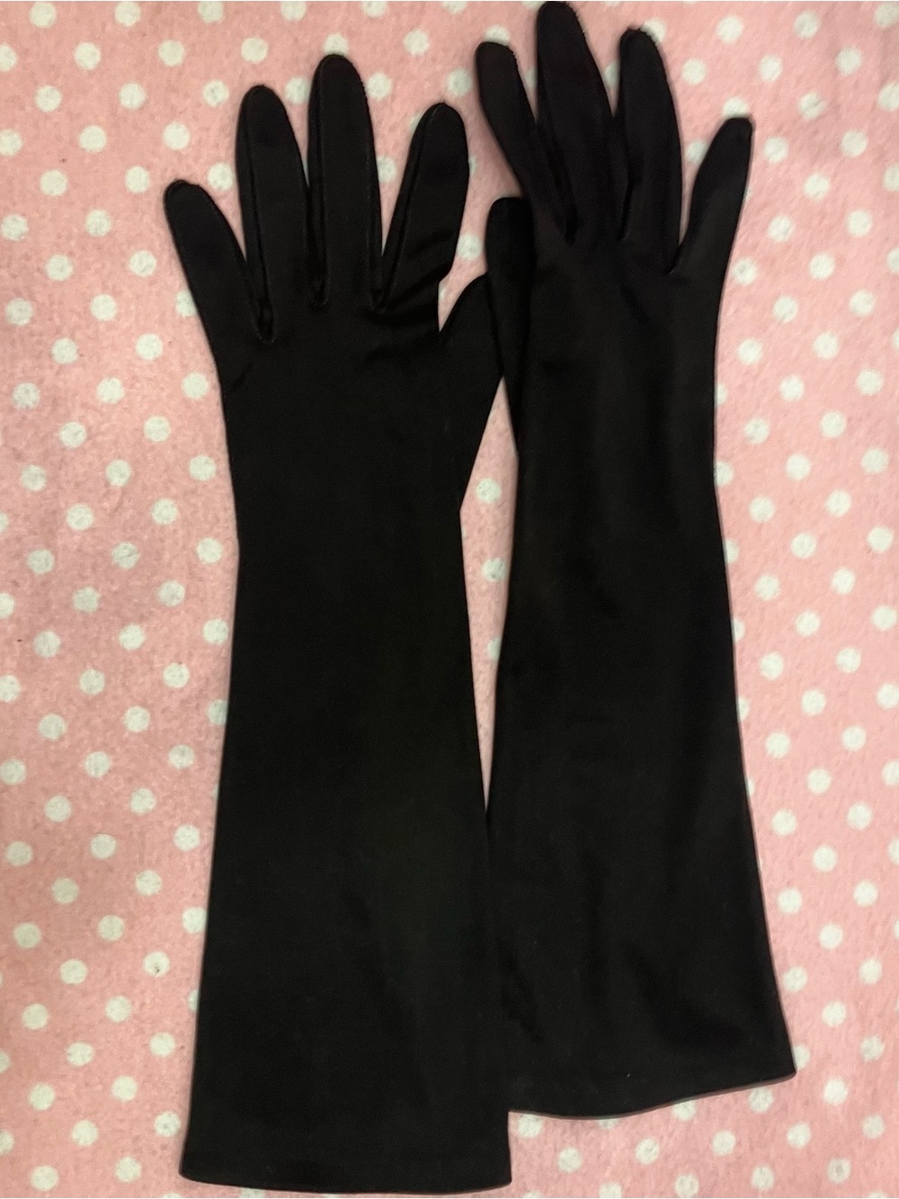 Vintage Faux Suede Gloves M - Picture 2 of 11